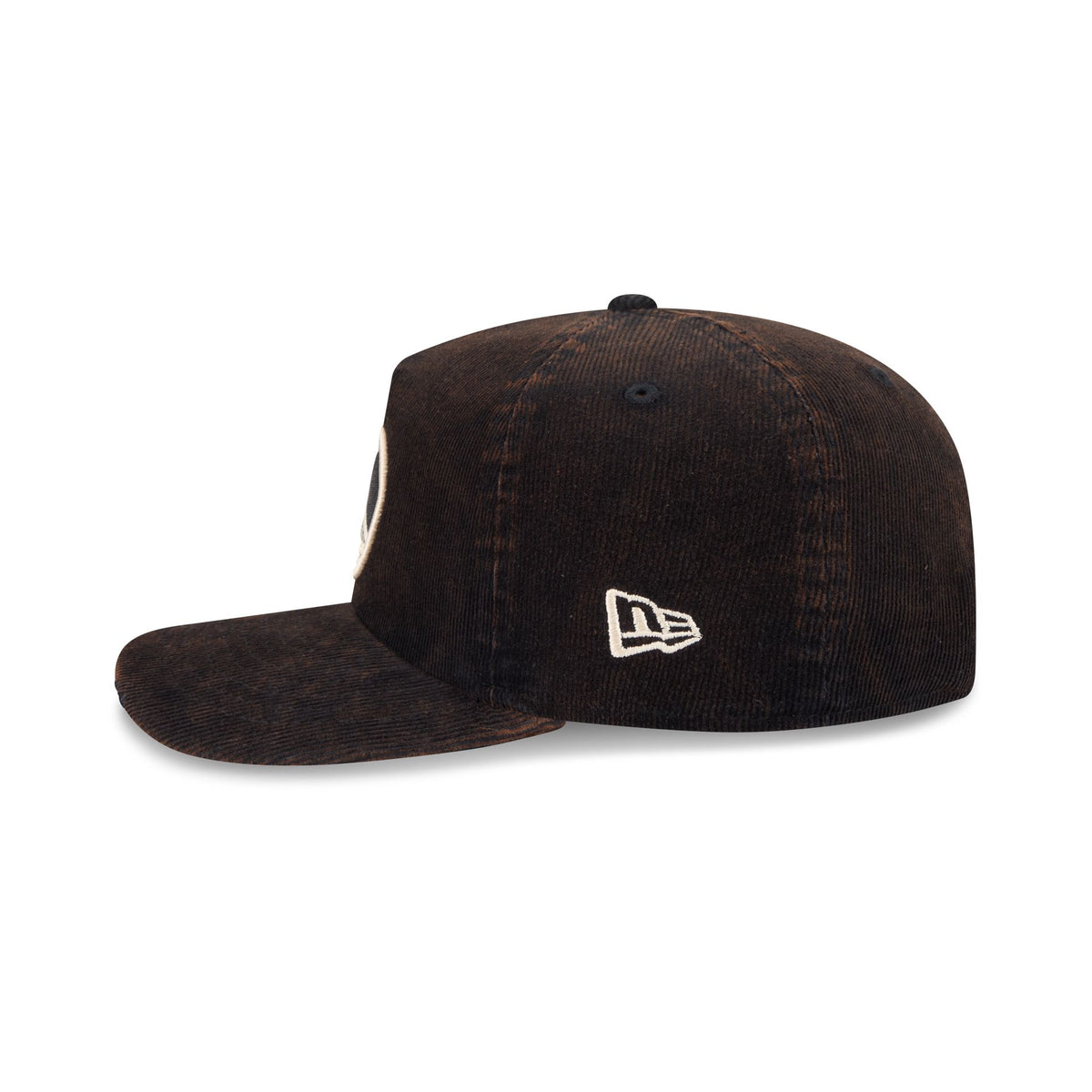 Golden State Warriors Washed Black Corduroy 19TWENTY Adjustable Hat
