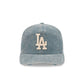 Los Angeles Dodgers Washed Slate Blue Corduroy 19TWENTY Adjustable Hat