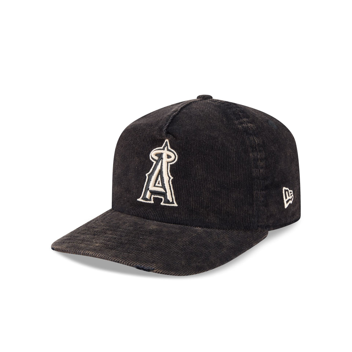 Los Angeles Angels Washed Black Corduroy 19TWENTY Adjustable Hat