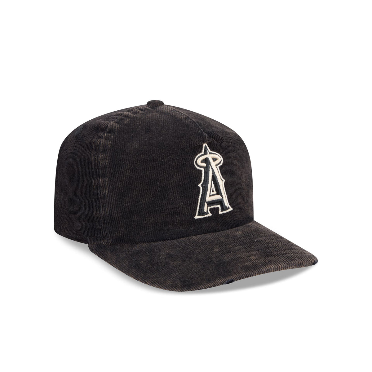 Los Angeles Angels Washed Black Corduroy 19TWENTY Adjustable Hat