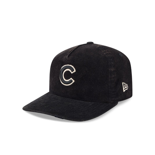 Chicago Cubs Washed Black Corduroy 19TWENTY Adjustable Hat