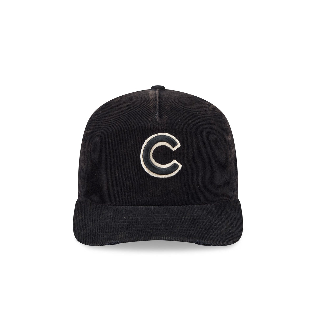 Chicago Cubs Washed Black Corduroy 19TWENTY Adjustable Hat