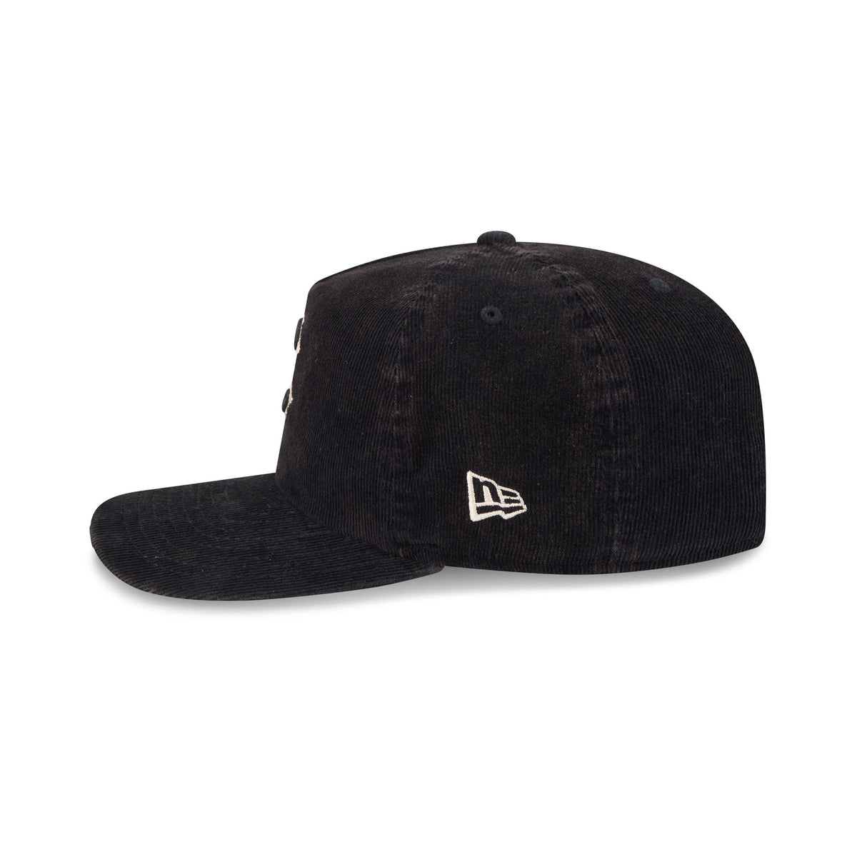 Chicago Cubs Washed Black Corduroy 19TWENTY Adjustable Hat