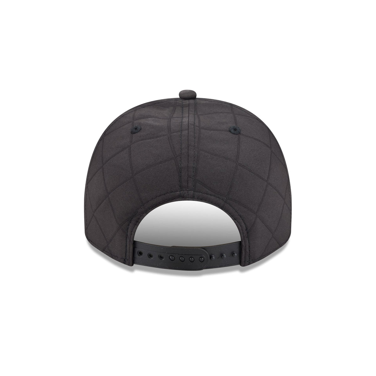 Atlanta Braves Quilted Black Nylon 9FIFTY A-Frame Snapback Hat