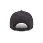 New York Mets Quilted Black Nylon 9FIFTY A-Frame Snapback Hat