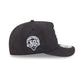 New York Mets Quilted Black Nylon 9FIFTY A-Frame Snapback Hat
