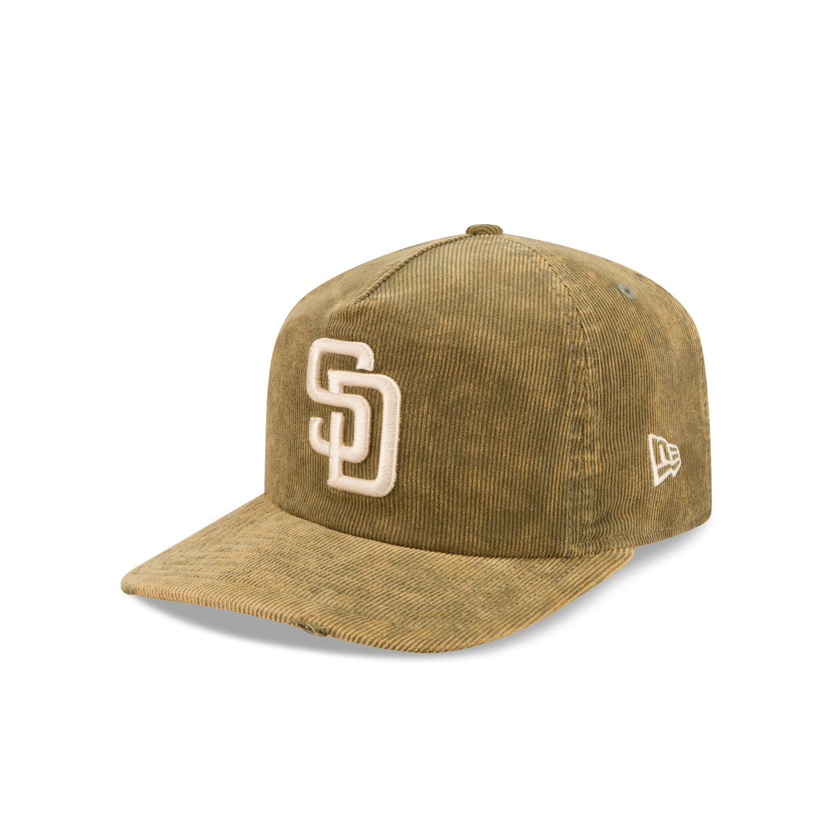 San Diego Padres Washed New Olive Corduroy 19TWENTY Adjustable Hat