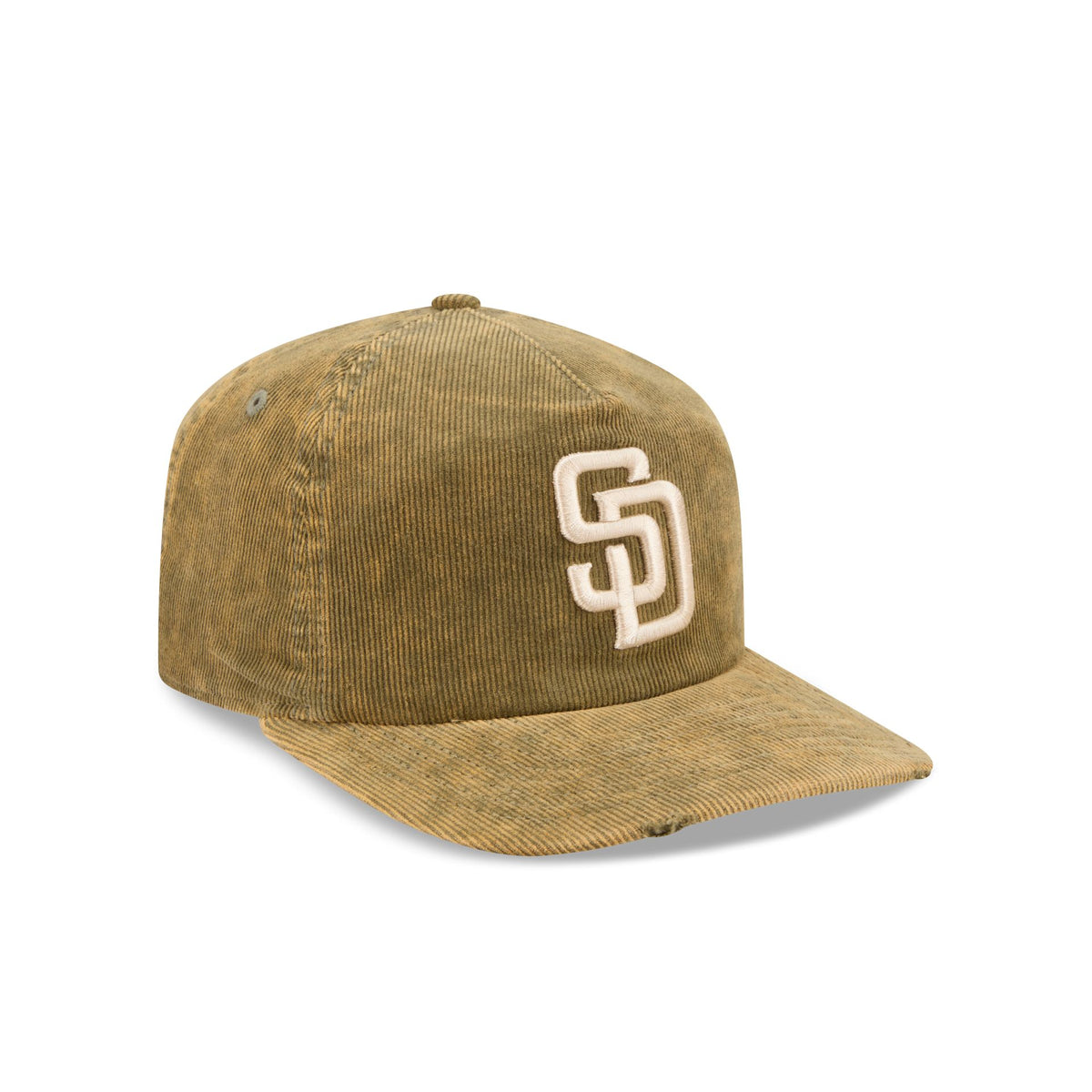 San Diego Padres Washed New Olive Corduroy 19TWENTY Adjustable Hat