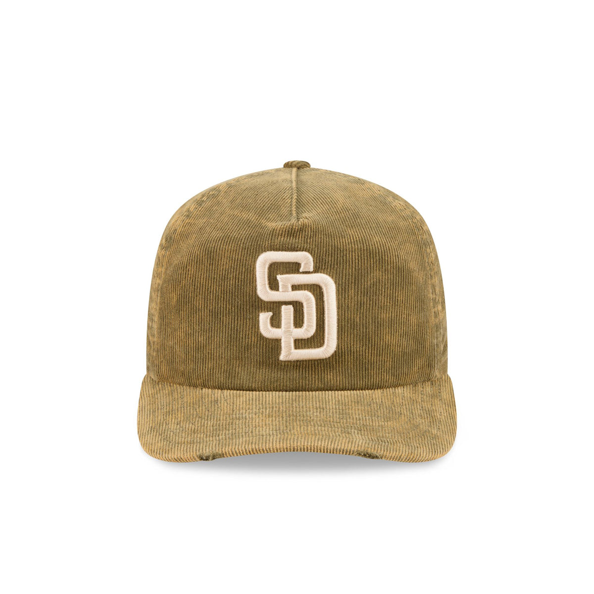 San Diego Padres Washed New Olive Corduroy 19TWENTY Adjustable Hat