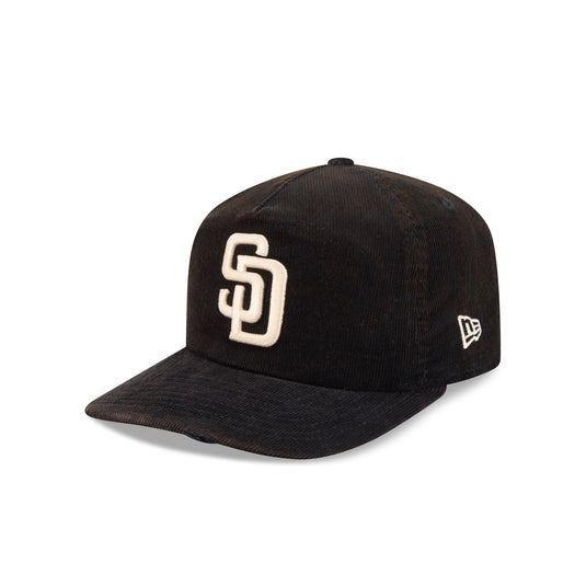 San Diego Padres Washed Black Corduroy 19TWENTY Adjustable Hat