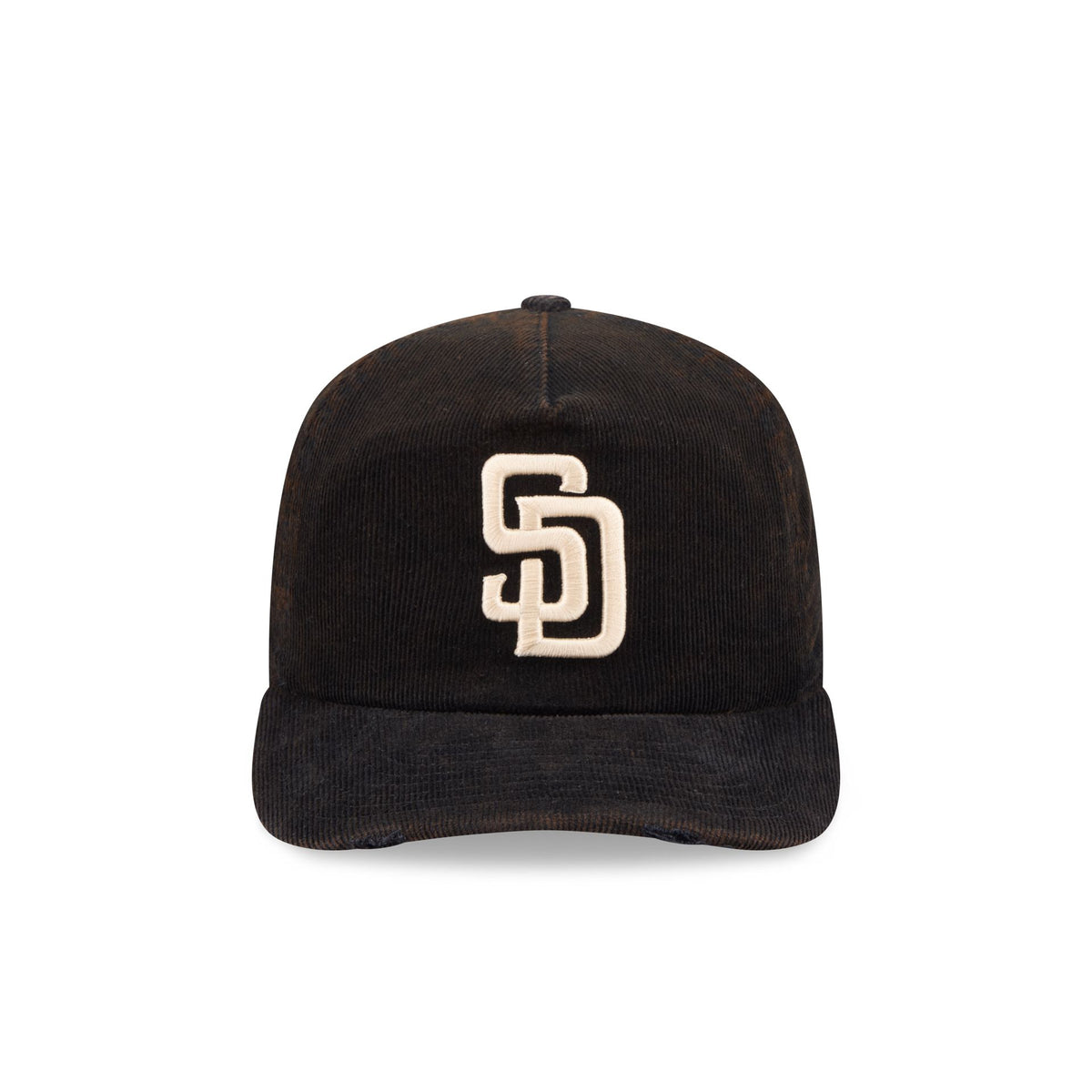 San Diego Padres Washed Black Corduroy 19TWENTY Adjustable Hat