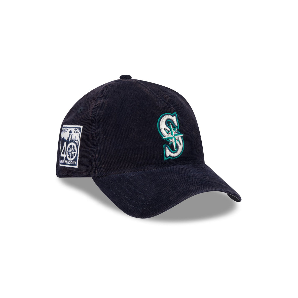 Seattle Mariners Washed Corduroy Sidepatch 9FORTY A-Frame Unstructured Snapback Hat