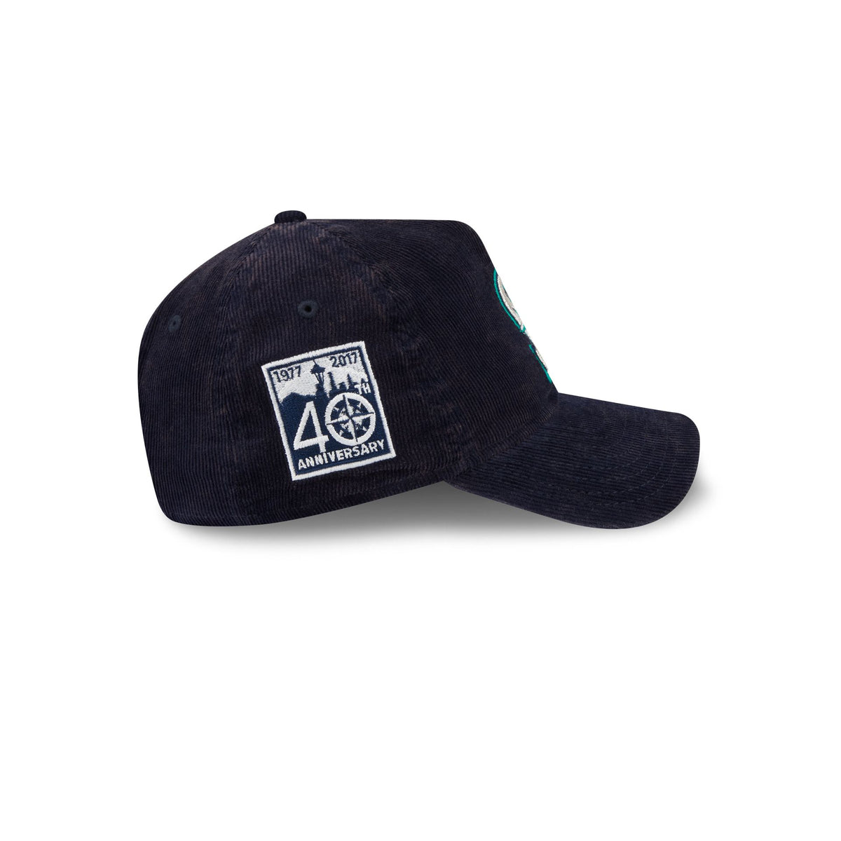 Seattle Mariners Washed Corduroy Sidepatch 9FORTY A-Frame Unstructured Snapback Hat