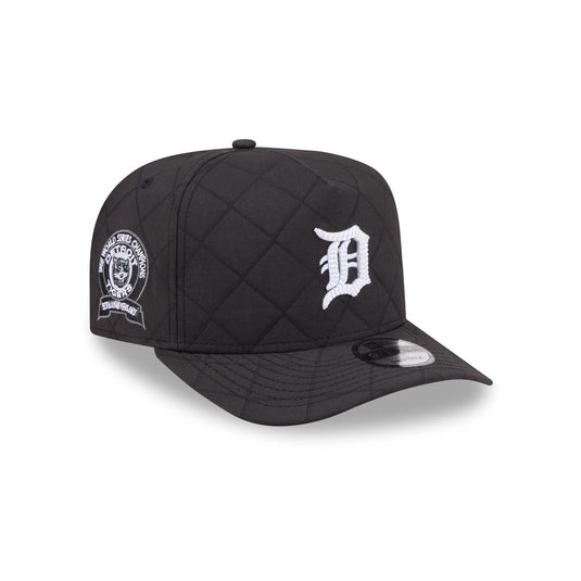 Detroit Tigers Quilted Black Nylon 9FIFTY A-Frame Snapback Hat