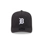 Detroit Tigers Quilted Black Nylon 9FIFTY A-Frame Snapback Hat