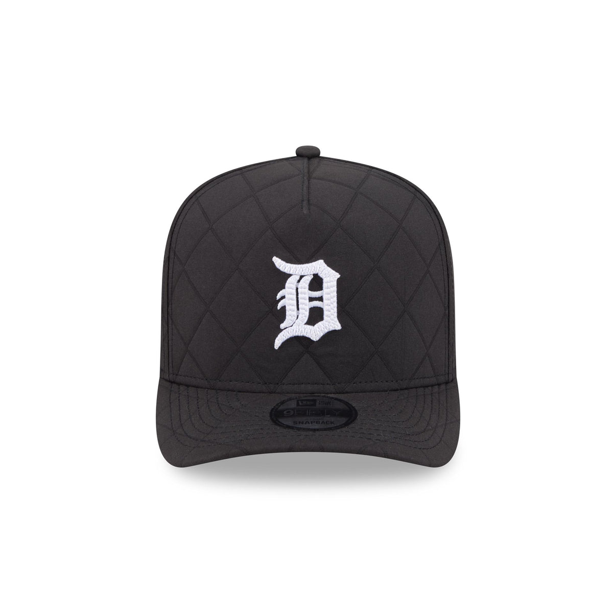 Detroit Tigers Quilted Black Nylon 9FIFTY A-Frame Snapback Hat