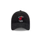 Miami Heat Washed Corduroy Sidepatch 9FORTY A-Frame Unstructured Snapback Hat