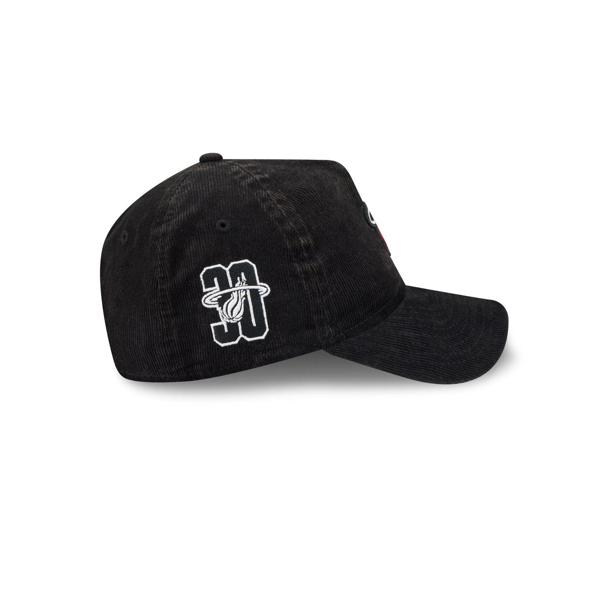 Miami Heat Washed Corduroy Sidepatch 9FORTY A-Frame Unstructured Snapback Hat