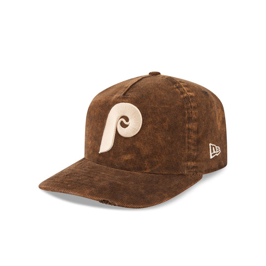 Philadelphia Phillies Washed Walnut Corduroy 19TWENTY Adjustable Hat