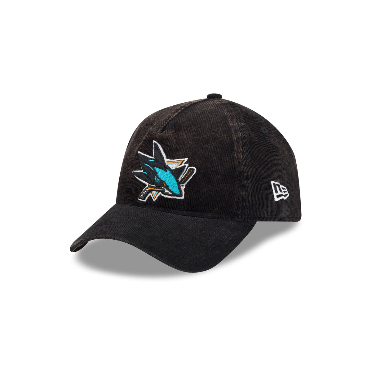San Jose Sharks Washed Corduroy Sidepatch 9FORTY A-Frame Unstructured Snapback Hat