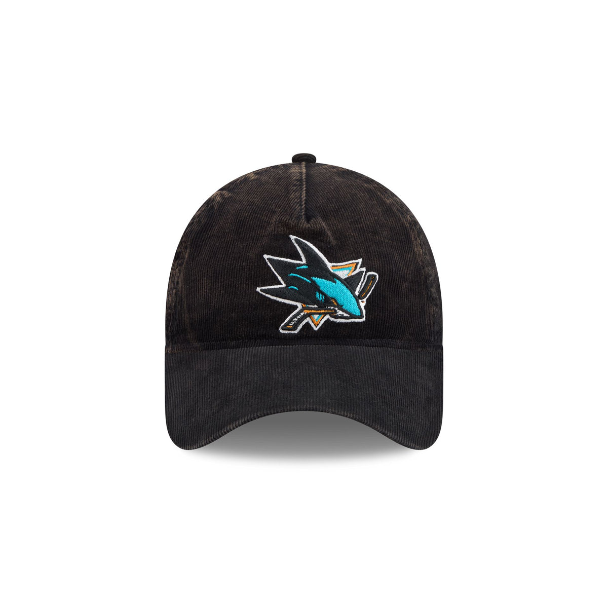 San Jose Sharks Washed Corduroy Sidepatch 9FORTY A-Frame Unstructured Snapback Hat
