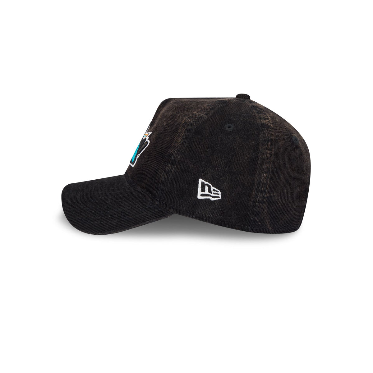 San Jose Sharks Washed Corduroy Sidepatch 9FORTY A-Frame Unstructured Snapback Hat