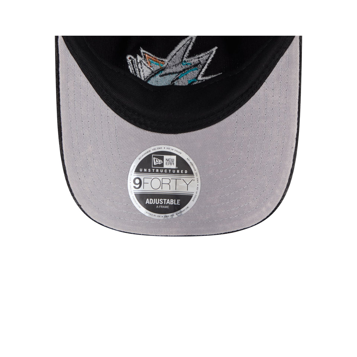 San Jose Sharks Washed Corduroy Sidepatch 9FORTY A-Frame Unstructured Snapback Hat