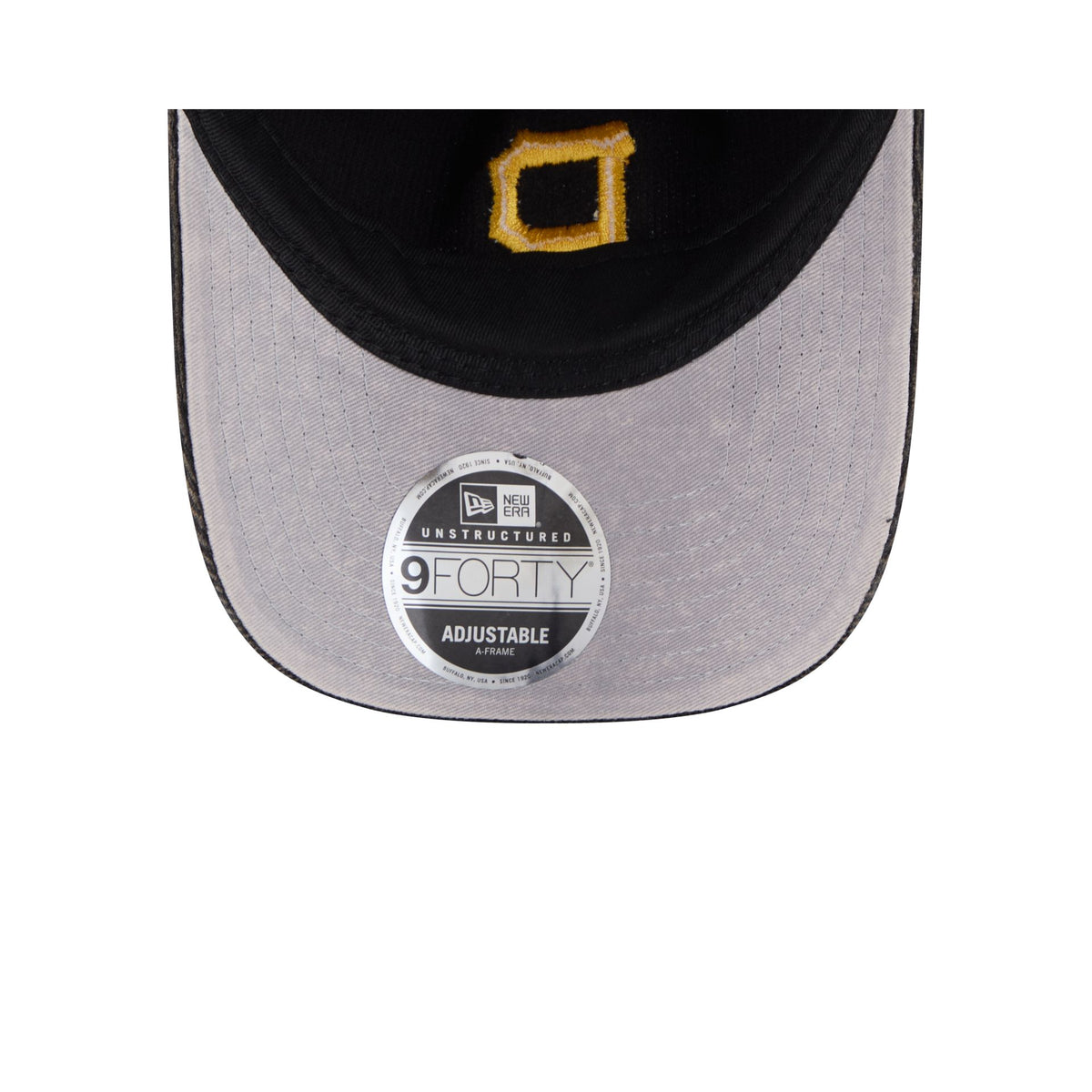 Pittsburgh Pirates Washed Corduroy Sidepatch 9FORTY A-Frame Unstructured Snapback Hat