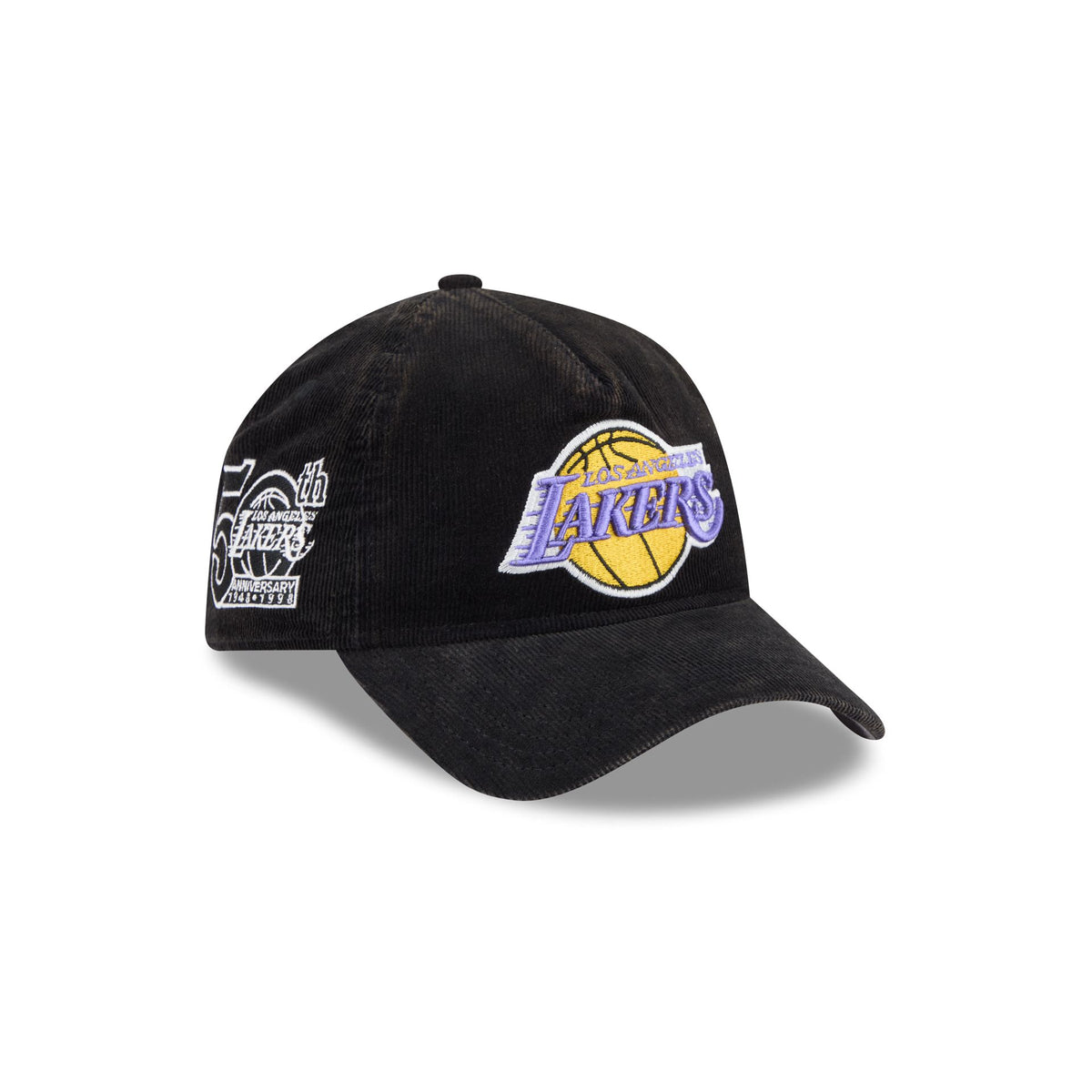 Los Angeles Lakers Washed Corduroy Sidepatch 9FORTY A-Frame Unstructured Snapback Hat