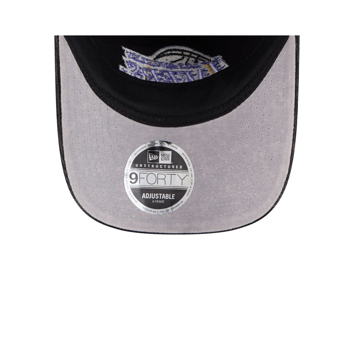 Los Angeles Lakers Washed Corduroy Sidepatch 9FORTY A-Frame Unstructured Snapback Hat