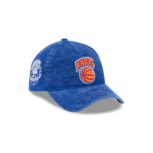 New York Knicks Washed Corduroy Sidepatch 9FORTY A-Frame Unstructured Snapback Hat