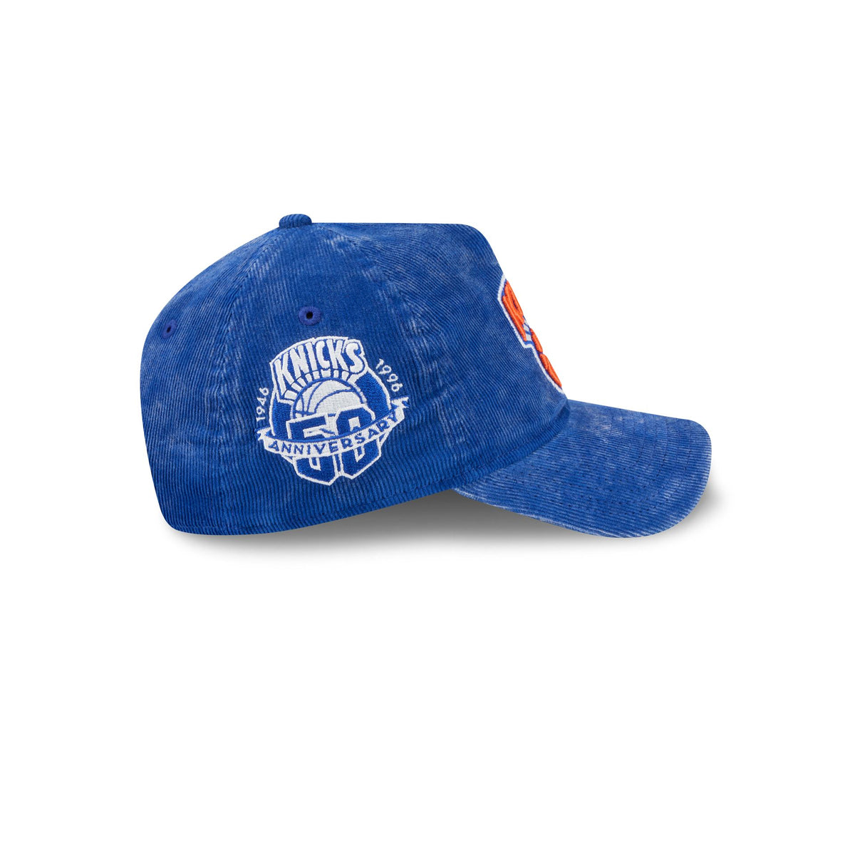 New York Knicks Washed Corduroy Sidepatch 9FORTY A-Frame Unstructured Snapback Hat