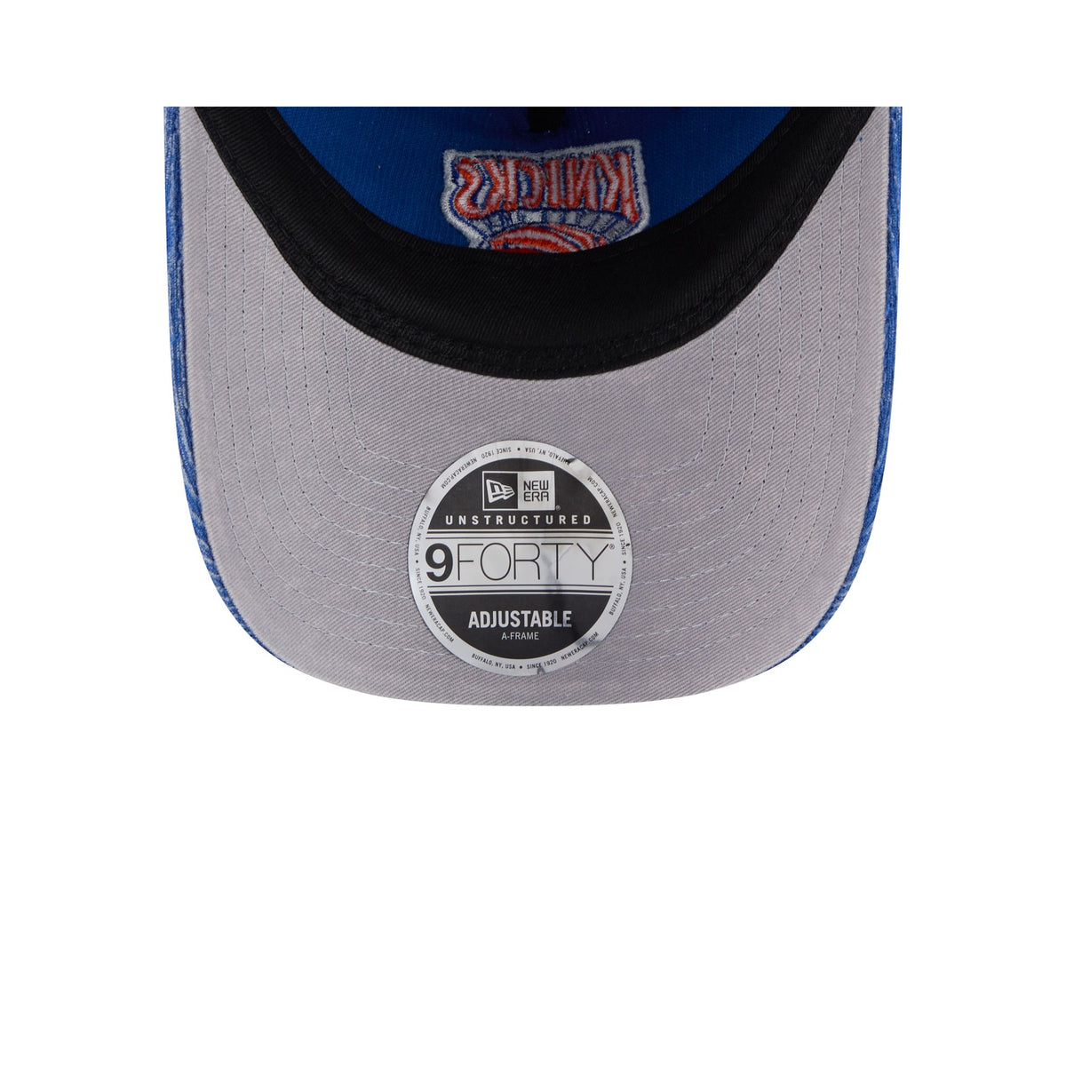 New York Knicks Washed Corduroy Sidepatch 9FORTY A-Frame Unstructured Snapback Hat