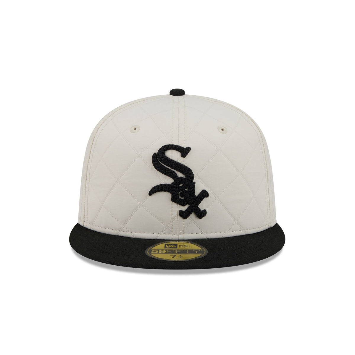 Chicago White Sox Quilted White Nylon 59FIFTY Fitted Hat