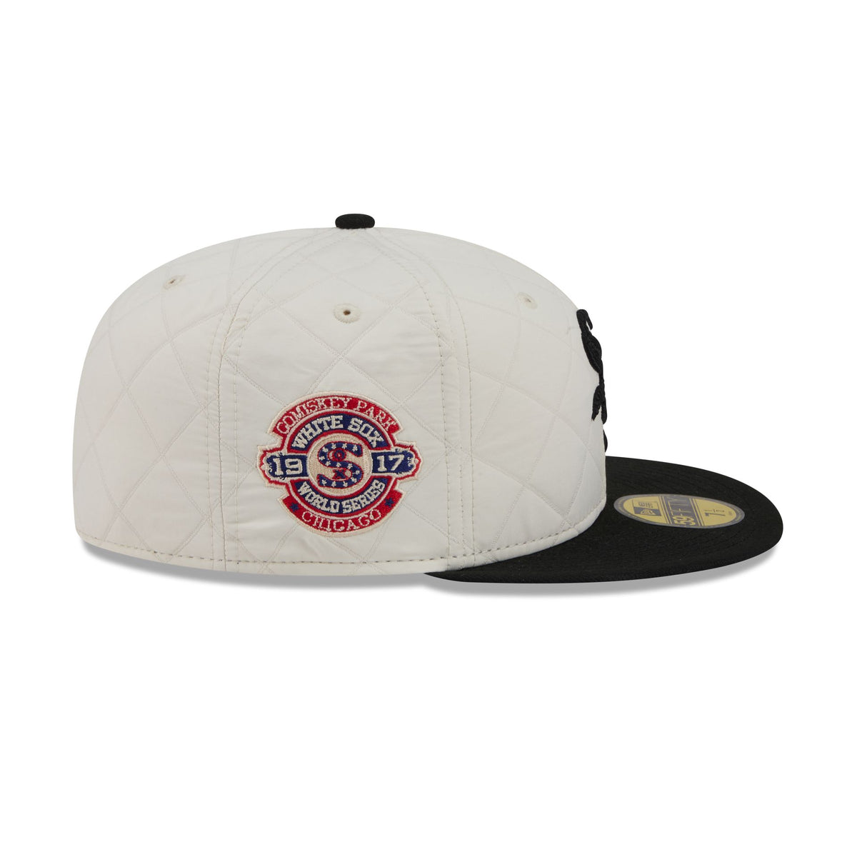 Chicago White Sox Quilted White Nylon 59FIFTY Fitted Hat