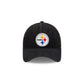 Pittsburgh Steelers Washed Corduroy Sidepatch 9FORTY A-Frame Unstructured Snapback Hat