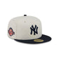 New York Yankees Quilted White Nylon 59FIFTY Fitted Hat
