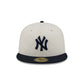 New York Yankees Quilted White Nylon 59FIFTY Fitted Hat