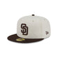 San Diego Padres Quilted White Nylon 59FIFTY Fitted Hat