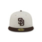 San Diego Padres Quilted White Nylon 59FIFTY Fitted Hat