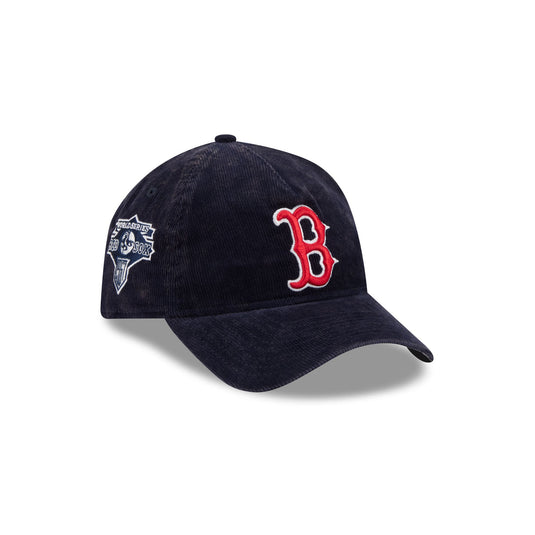 Boston Red Sox Washed Corduroy Sidepatch 9FORTY A-Frame Unstructured Snapback Hat