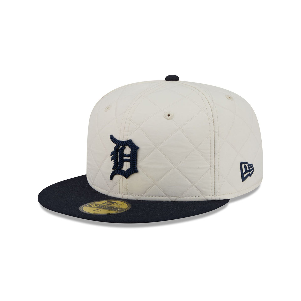 Detroit Tigers Quilted White Nylon 59FIFTY Fitted Hat