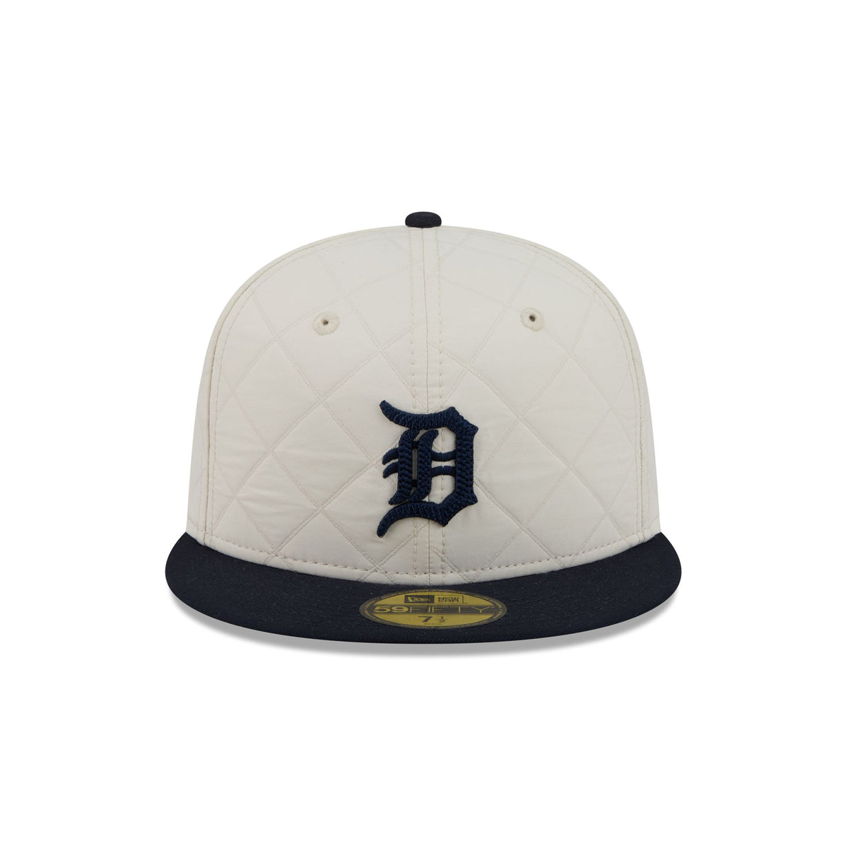 Detroit Tigers Quilted White Nylon 59FIFTY Fitted Hat