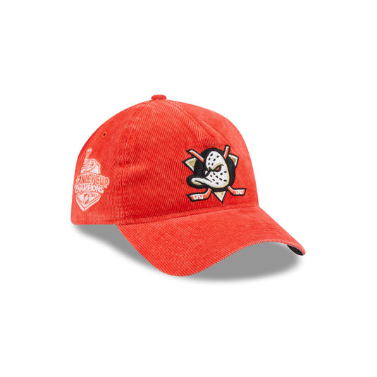 Anaheim Ducks Washed Corduroy Sidepatch 9FORTY A-Frame Unstructured Snapback Hat