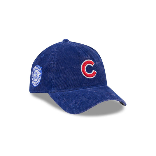 Chicago Cubs Washed Corduroy Sidepatch 9FORTY A-Frame Unstructured Snapback Hat