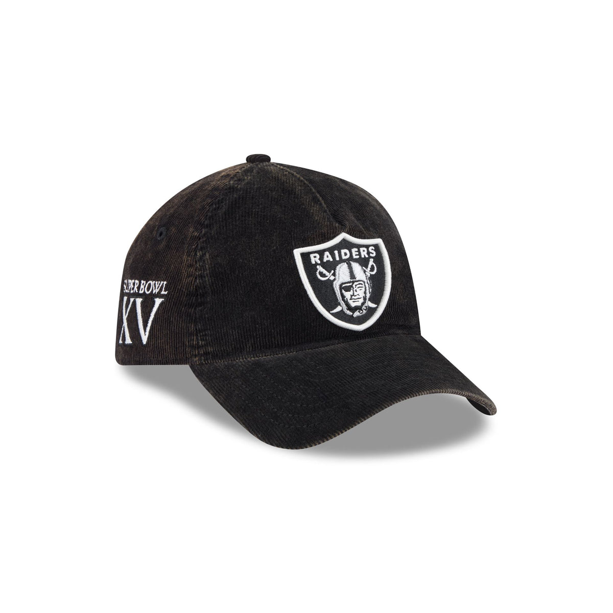 Las Vegas Raiders Washed Corduroy Sidepatch 9FORTY A-Frame Unstructured Snapback Hat