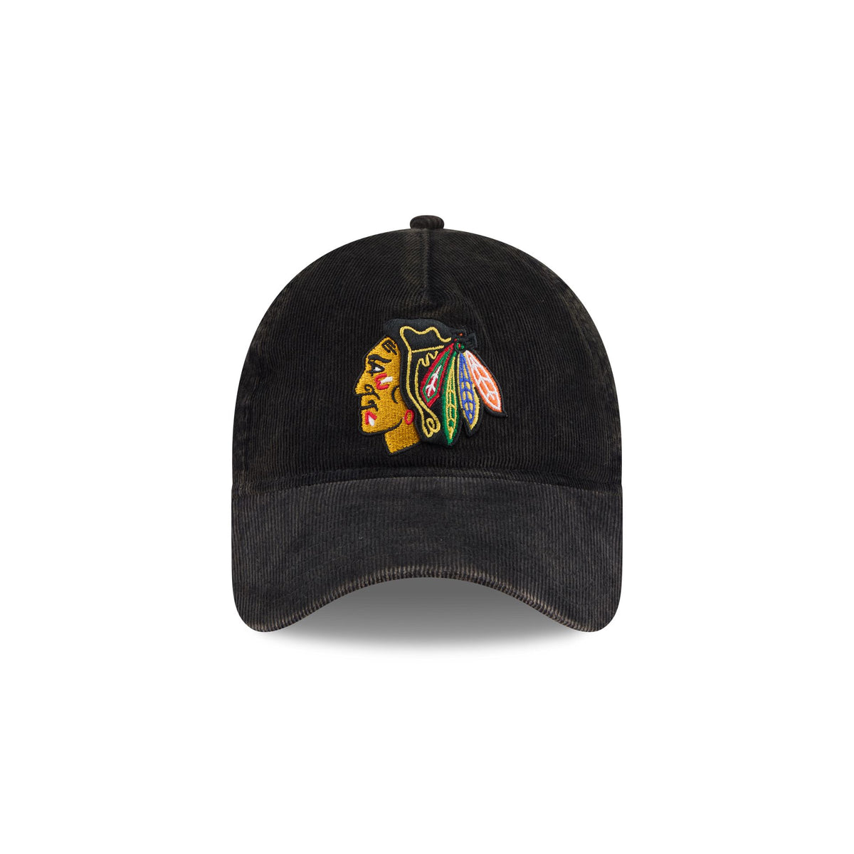 Chicago Blackhawks Washed Corduroy Sidepatch 9FORTY A-Frame Unstructured Snapback Hat