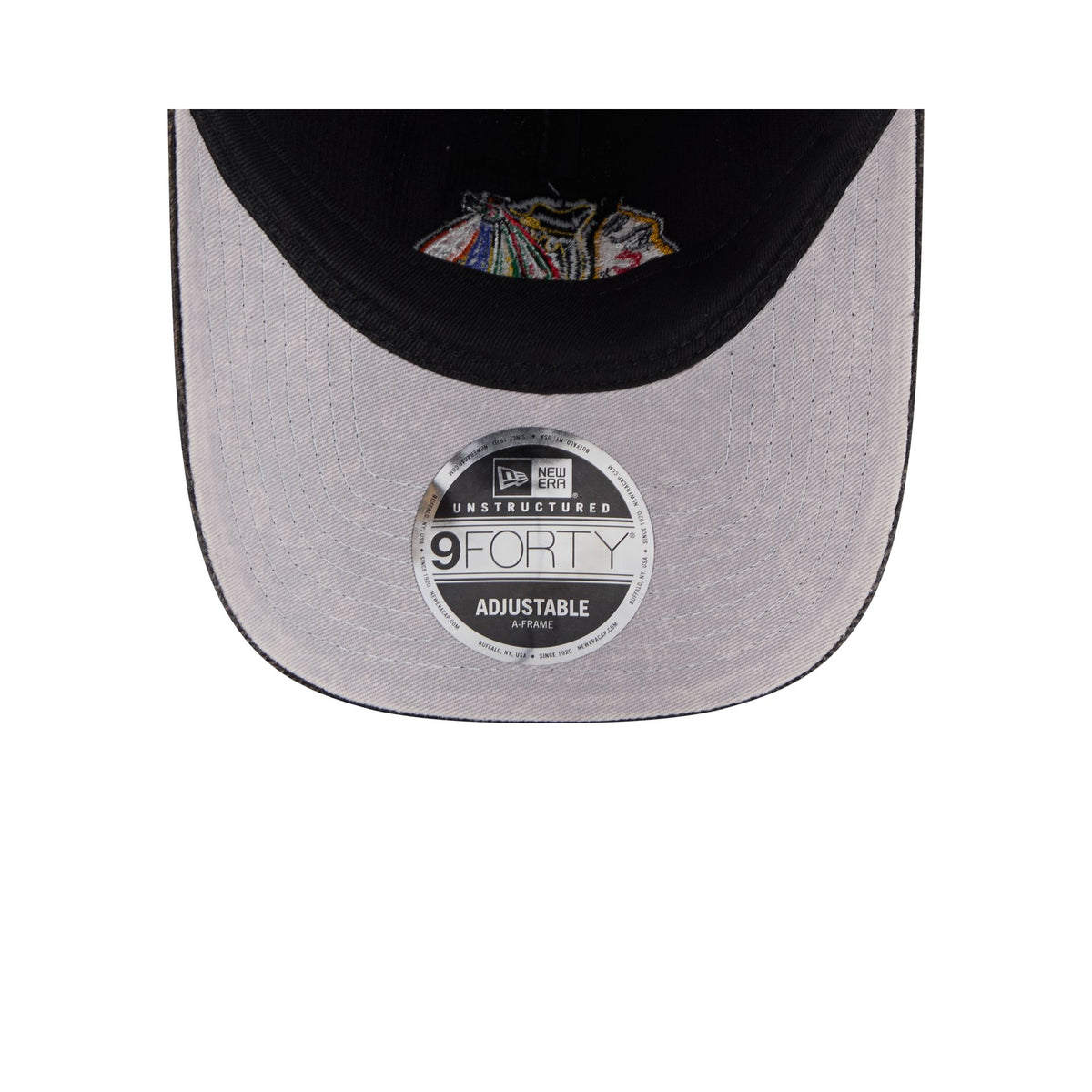Chicago Blackhawks Washed Corduroy Sidepatch 9FORTY A-Frame Unstructured Snapback Hat