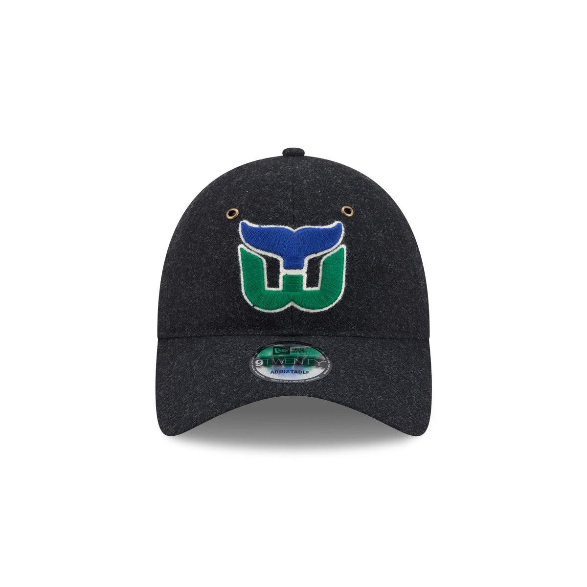 Hartford Whalers Black Wool 9TWENTY Adjustable Hat