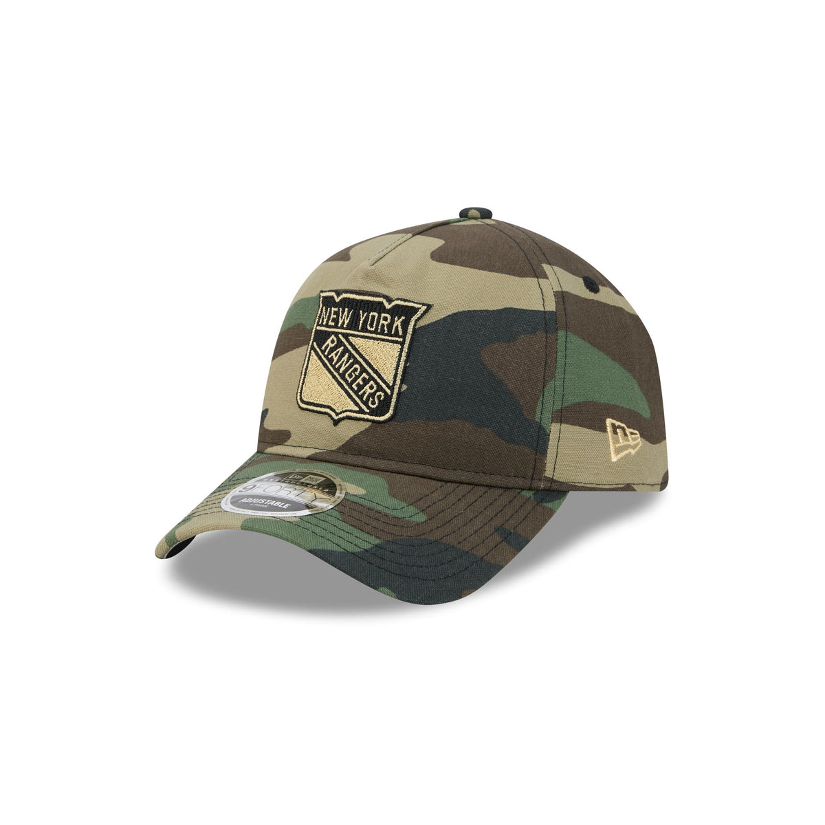 New York Rangers Camo 9FORTY A-Frame Unstructured Snapback Hat